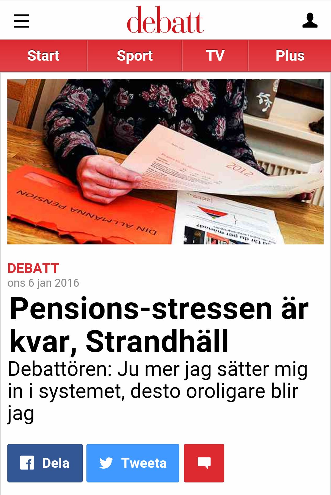 2016-01: Aftonbladet Debatt