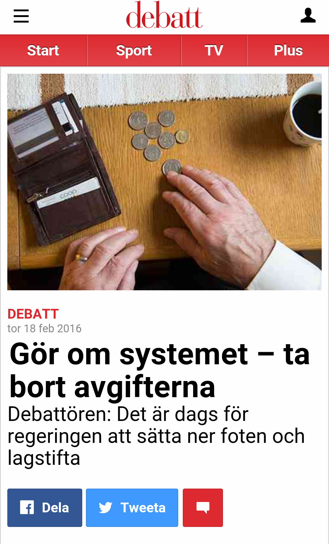 2016-02: Aftonbladet Debatt